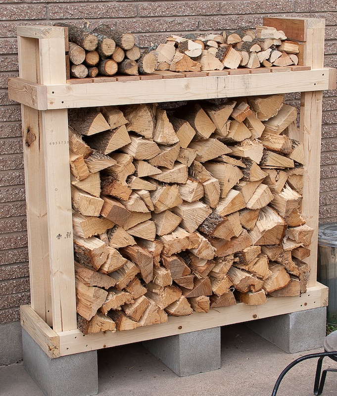 Firewood Rack for 1/2 Rick of Wood