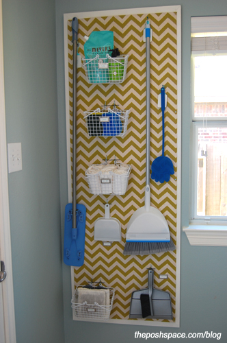 Laundry Room Pegboard Makeover