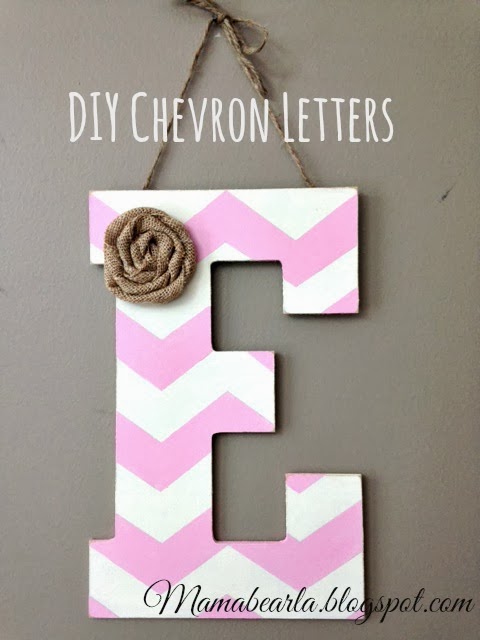 How to Make Chevron Letters