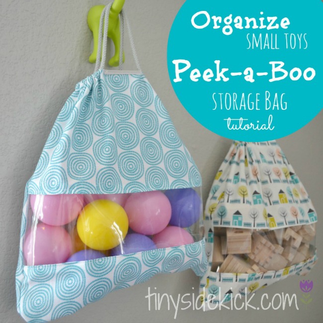 Peek A Boo Toy Storage Idea