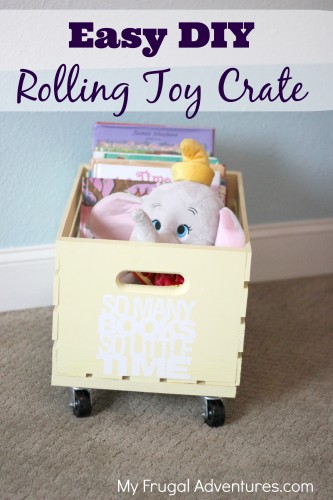 Toy And Book Crate Storage Idea