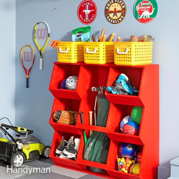 DIY Garage Toy Storage Ideas