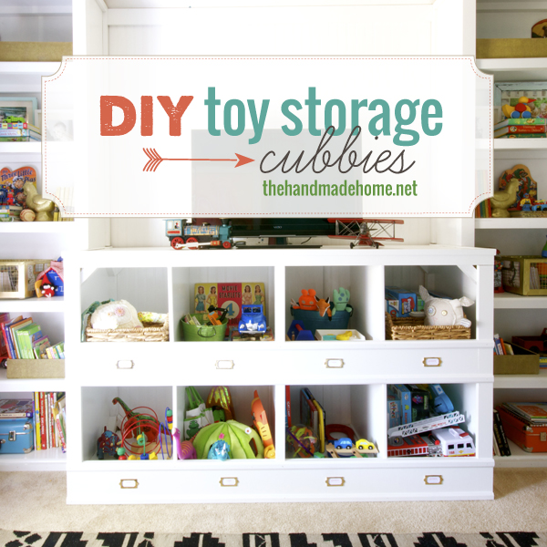 DIY Toy Storage Cubbies