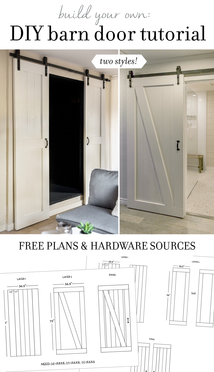 DIY Barn Door Plans