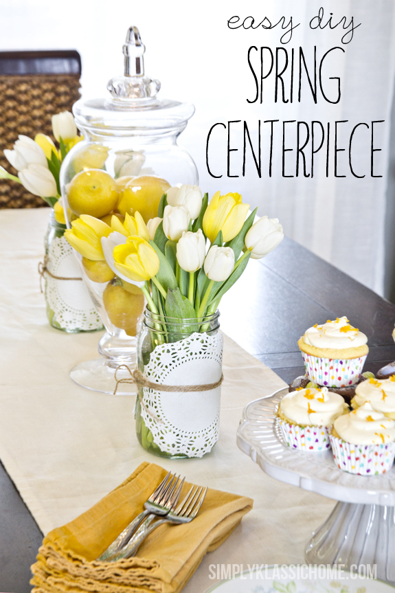 Easy Spring Centerpiece