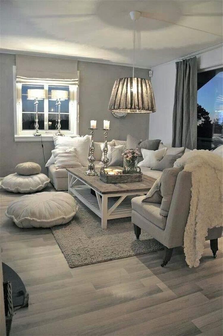 Rustic White and Grey Decor