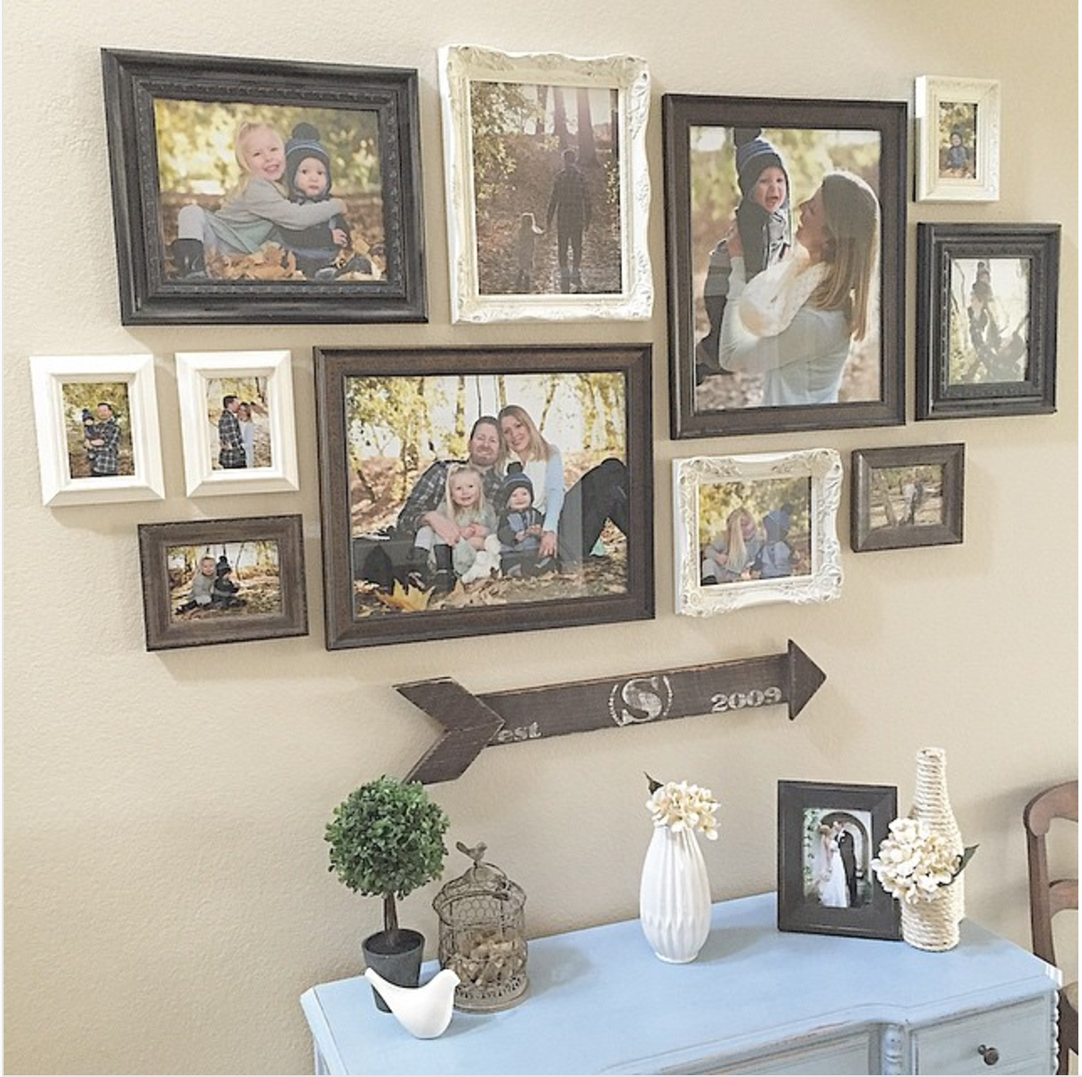 Mis-Matched Picture Frames