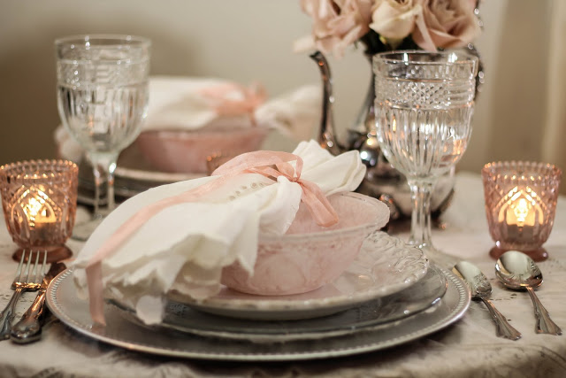 Dollar Store Romantic Valentine Place Settings