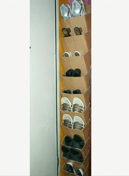 Cardboard Shoe Rack