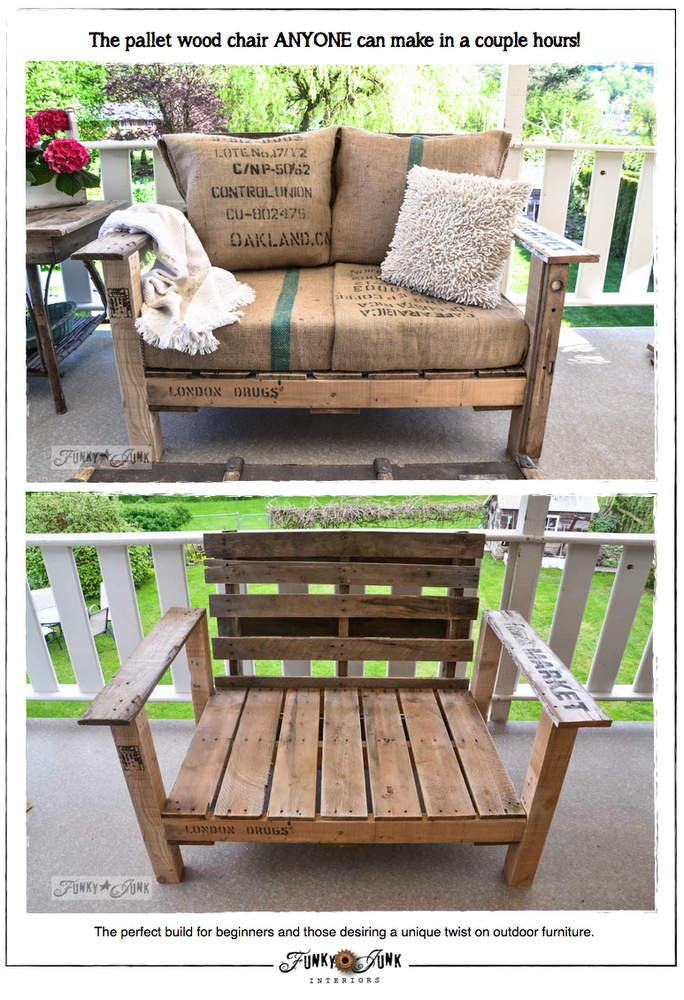 Pallet Wood Chair