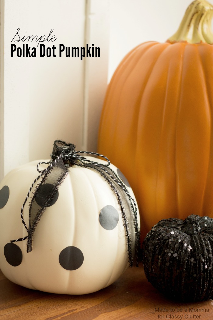 Simple Polka Dot Pumpkins