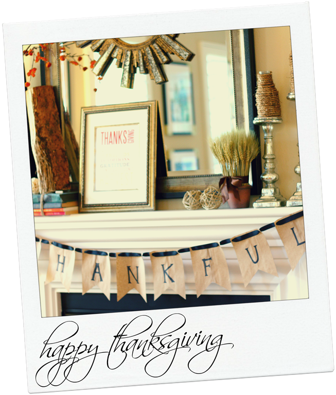 DIY Thanksgiving Banner