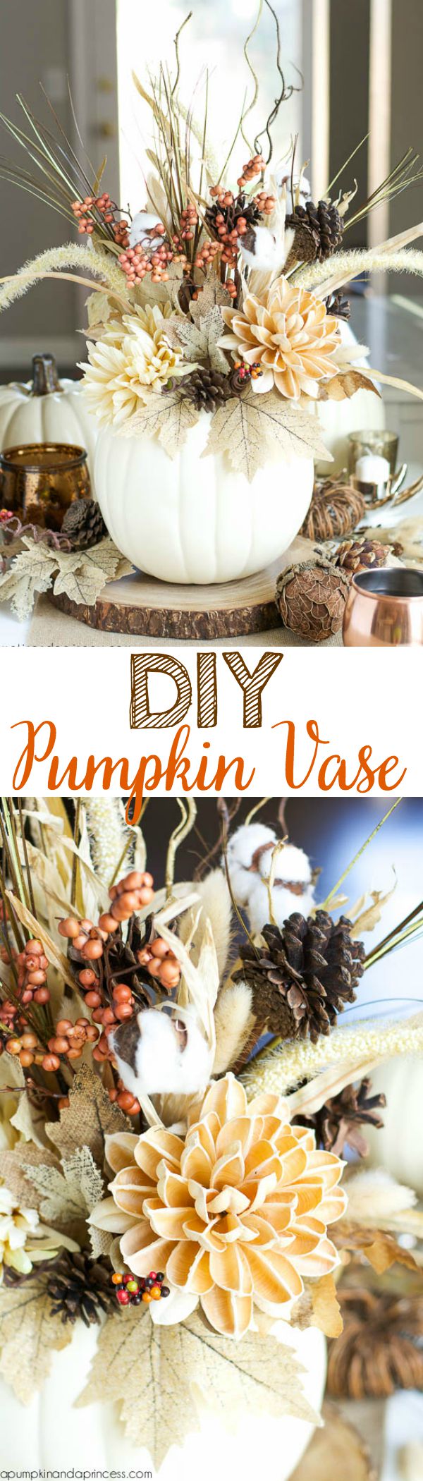 DIY Pumpkin Vase