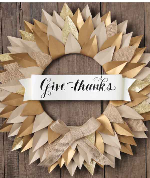 How To Give Thanks Banner