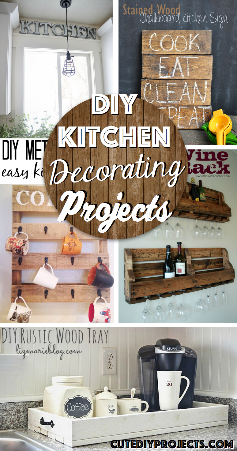 35 Best DIY Kitchen Decorating Projects 