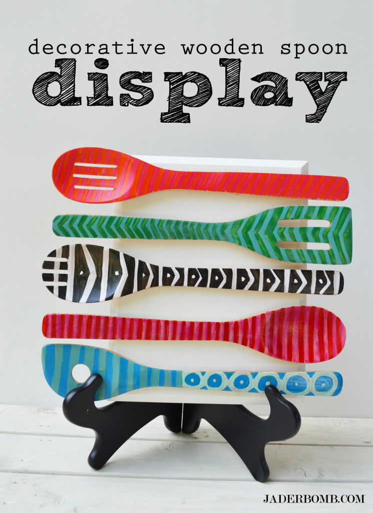 Kitchen Decorating - Wooden Spoon Display