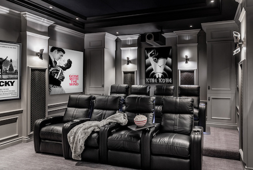 Home theater room