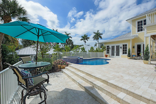 Naples, Florida home with patio and pool