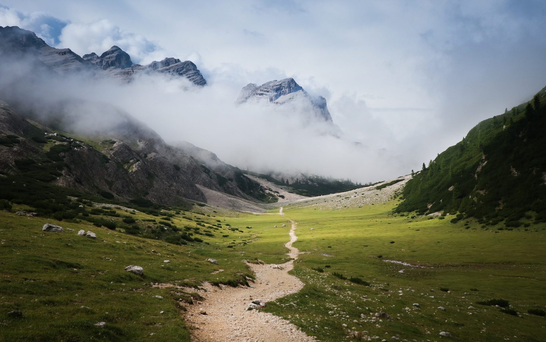 foggy mountains