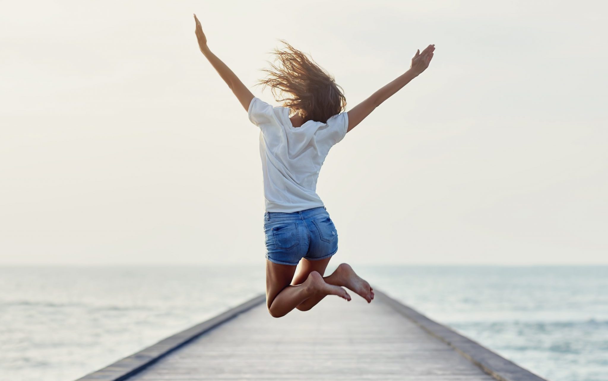 jumping girl